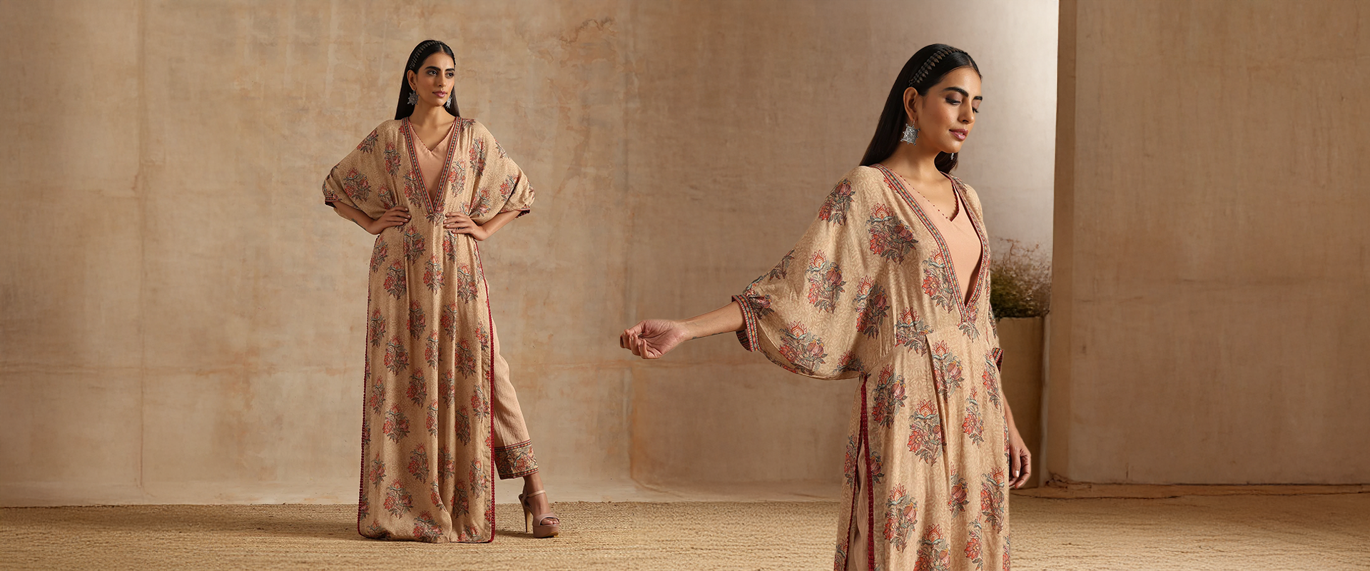 Breathe Fresh Style: Samvrih’s Blooming Floral Kaftans