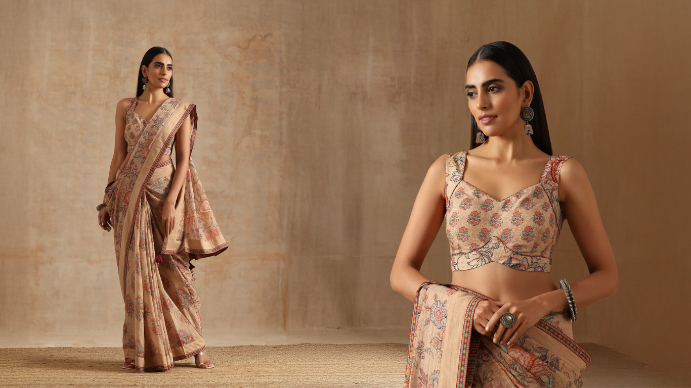 Sarees for Diwali: Illuminate the Festive Season with Samvrih’s Signature Pieces