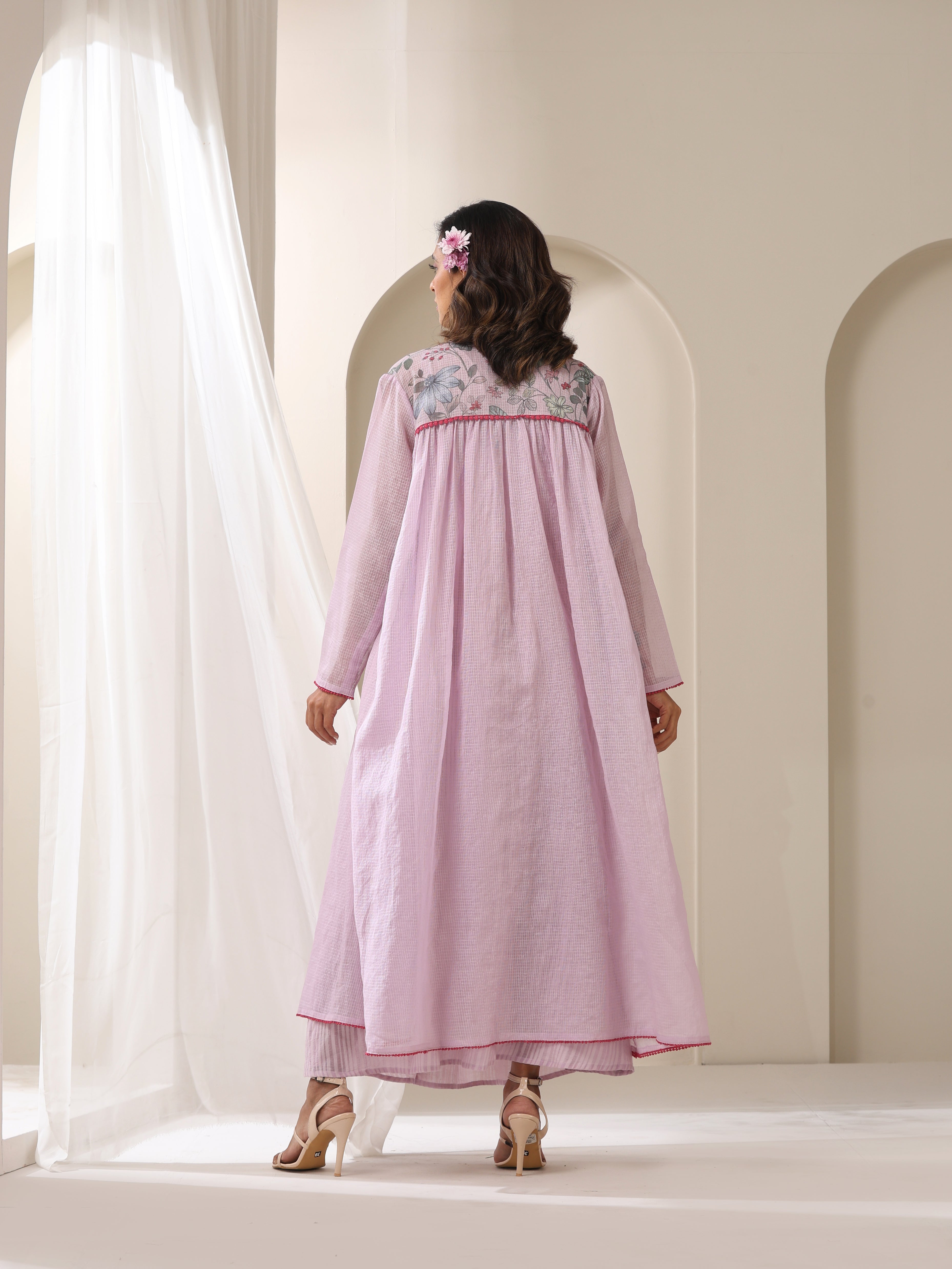GULISTAN SHRUG WITH LONG INNER DRESS
