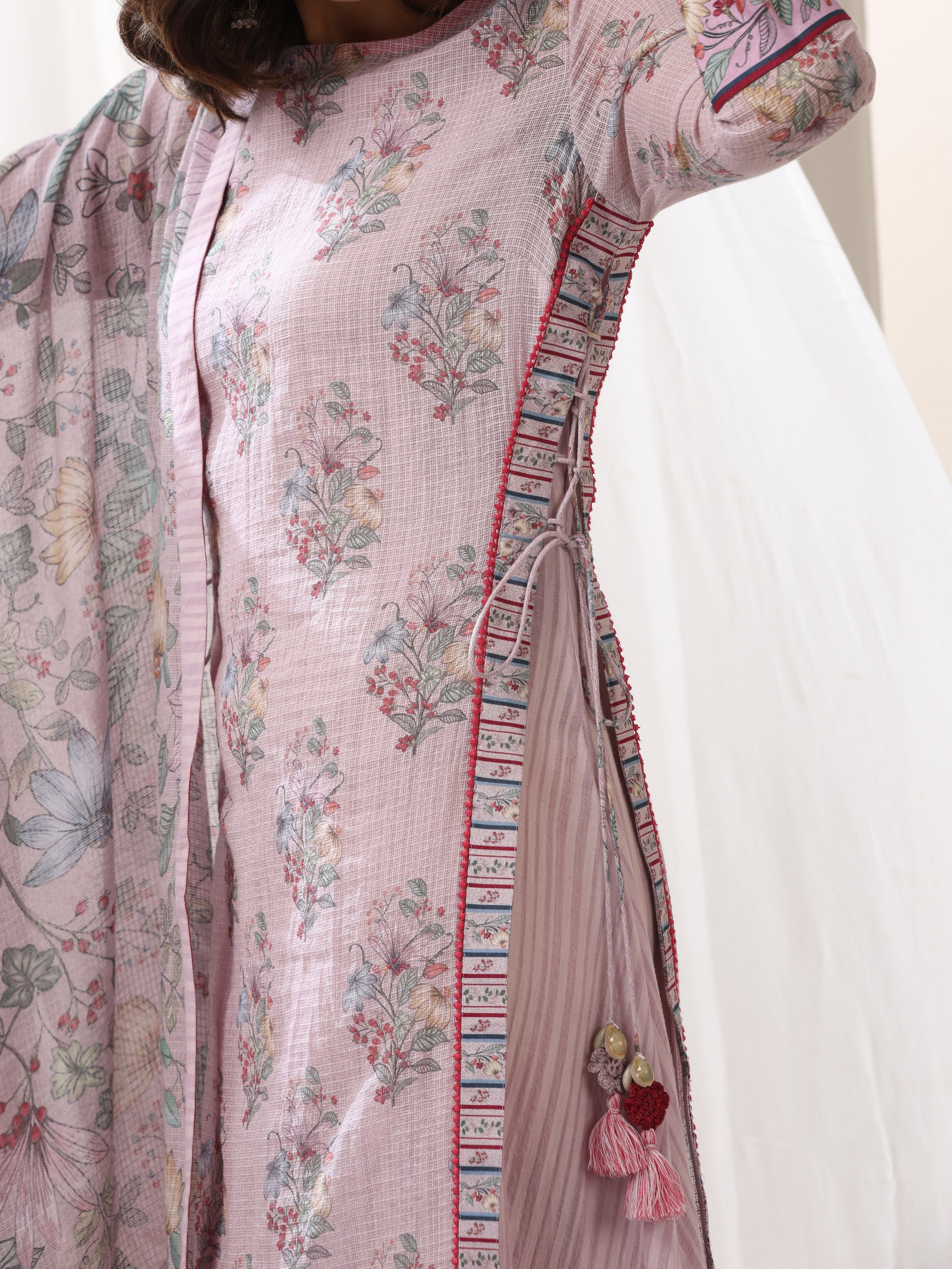 GULBOOTA PRINTED KURTA WITH INNER DRESS SET