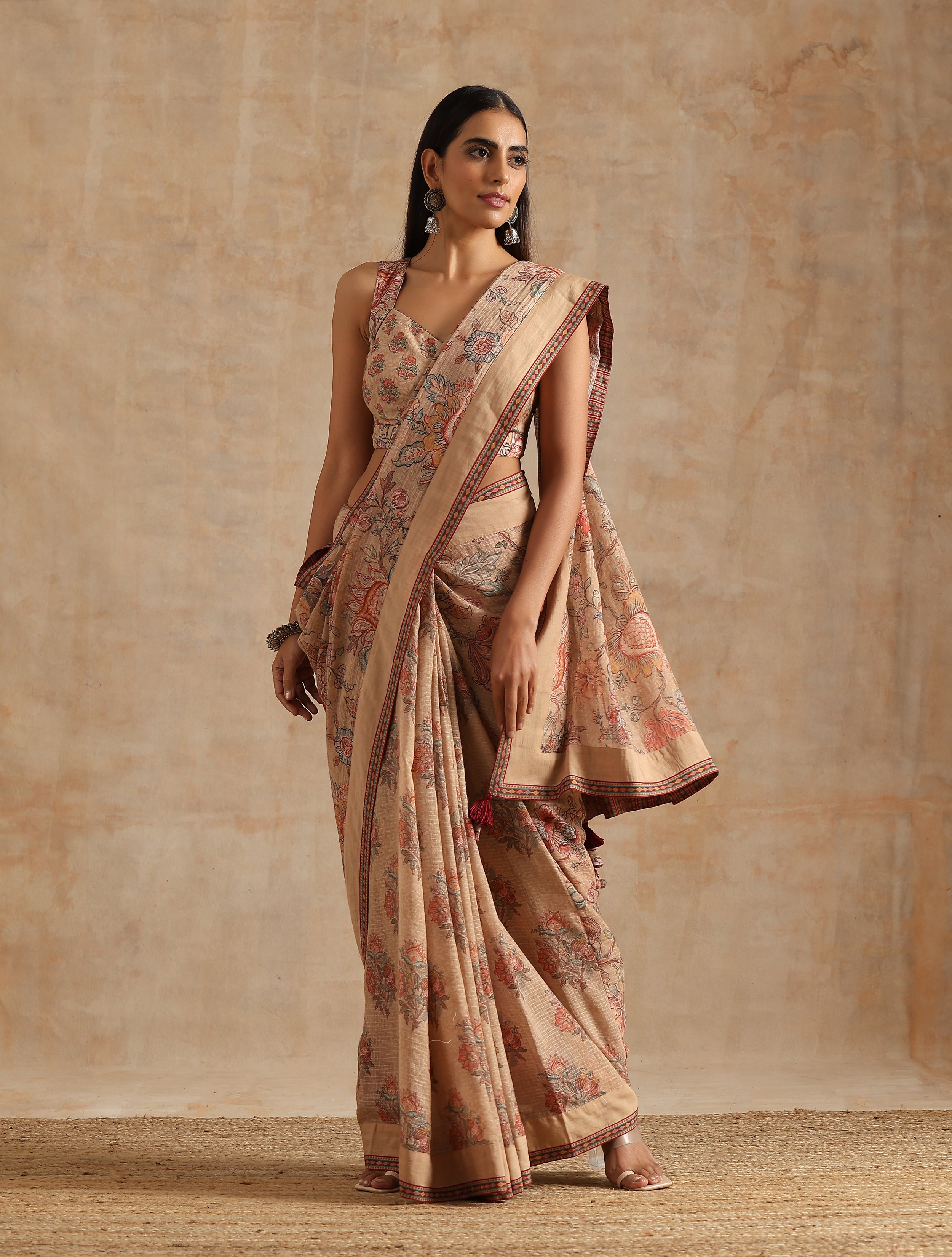 BADAMI BOOTA AND JAAL HALF N HALF KOTA SAREE