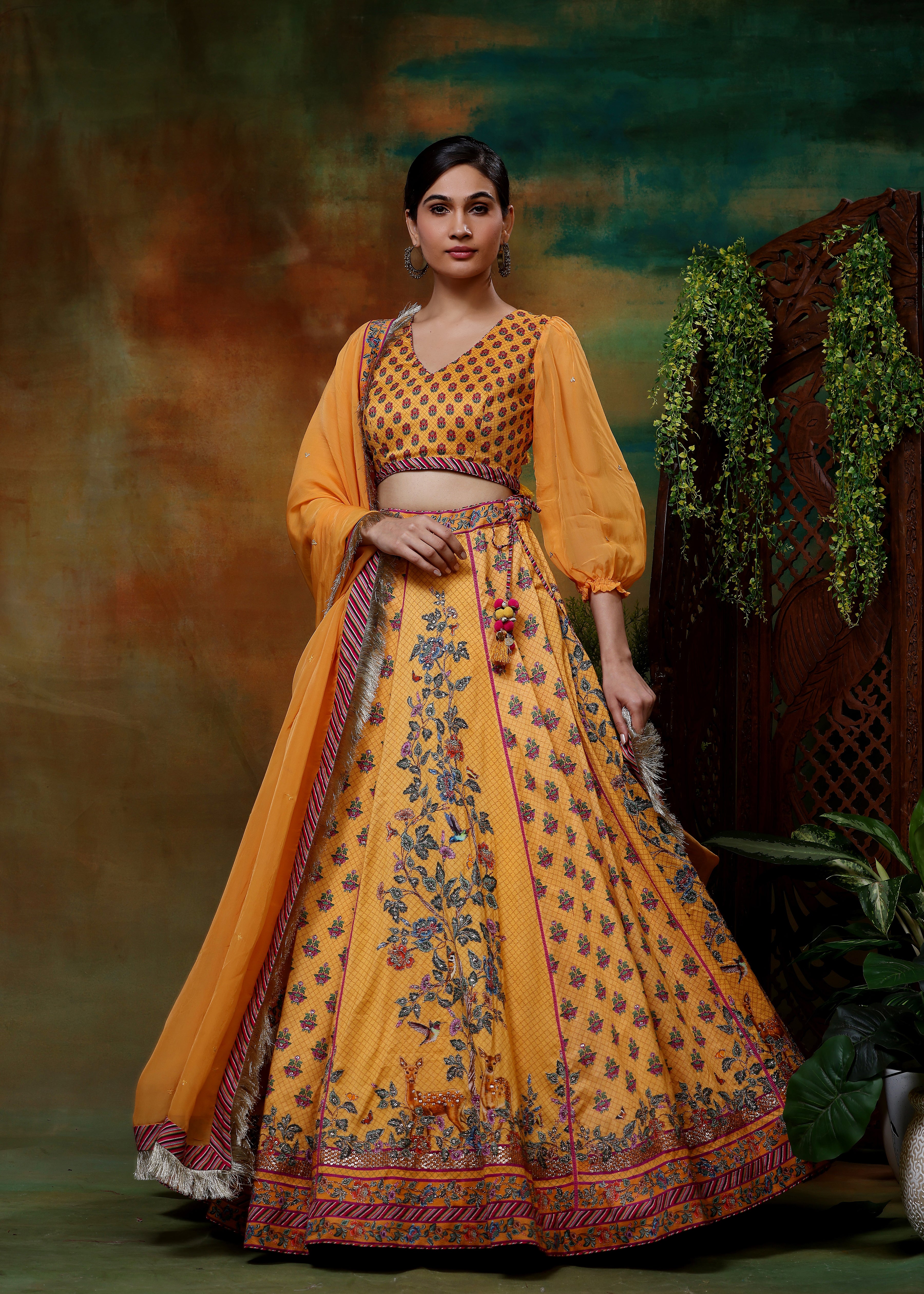 SWARN HIRAN LEHENGA SET