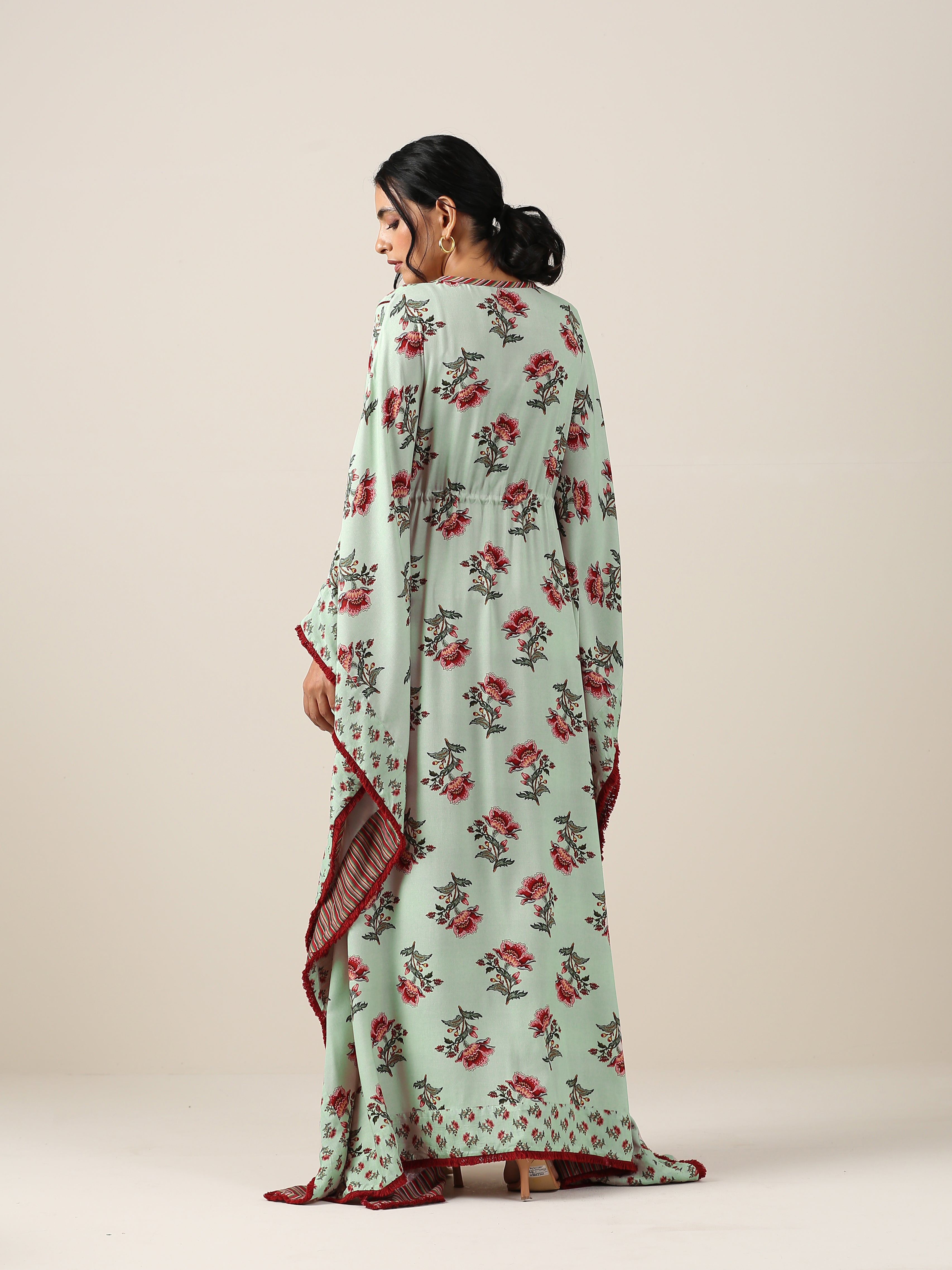 HARITA SUMAN BOOTA PRINT KAFTAN